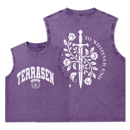 Pagewings Fantasy Novel Lovers16137 Bookish Unisex Washed Tank Top