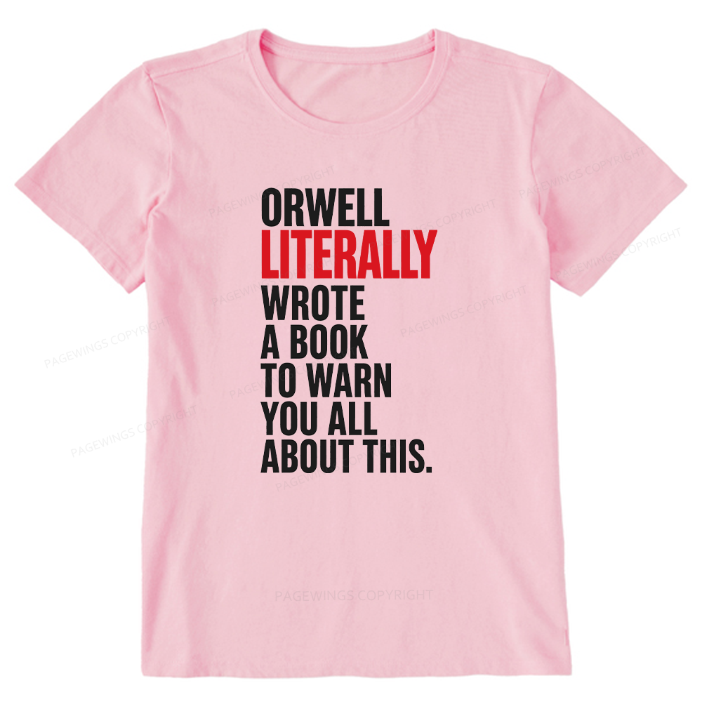 Pagewing I Literally Wrote A Book16115 Bookish Unisex Classic T-shirt