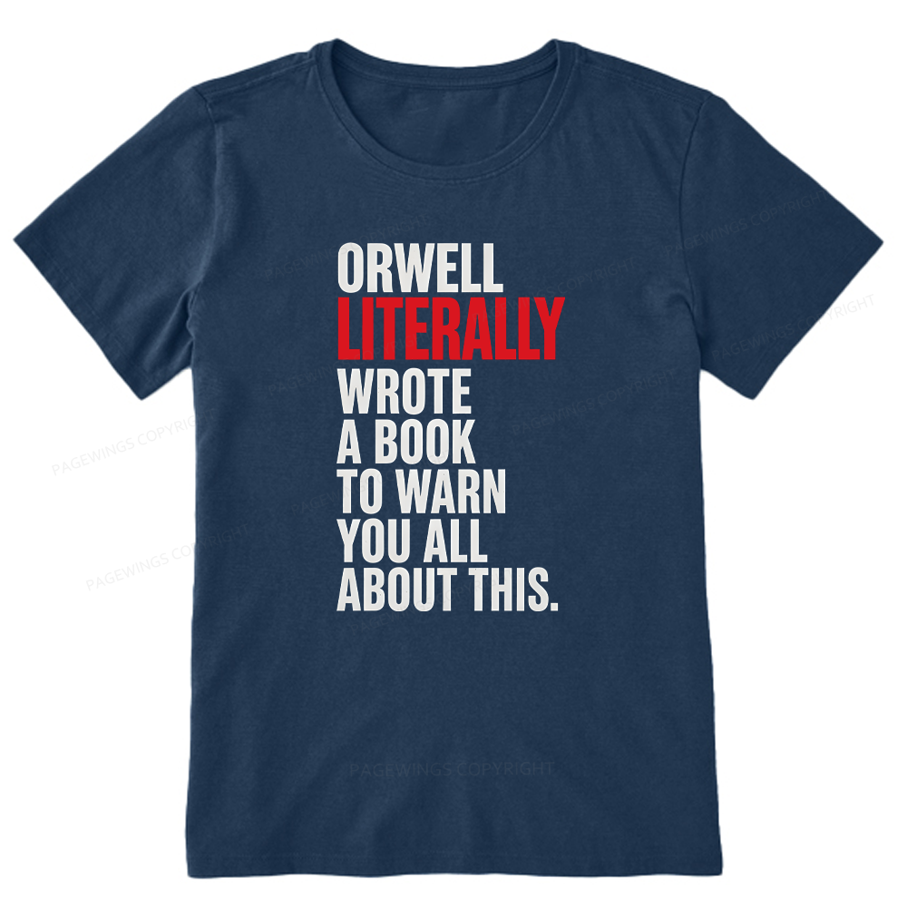 Pagewing I Literally Wrote A Book16115 Bookish Unisex Classic T-shirt