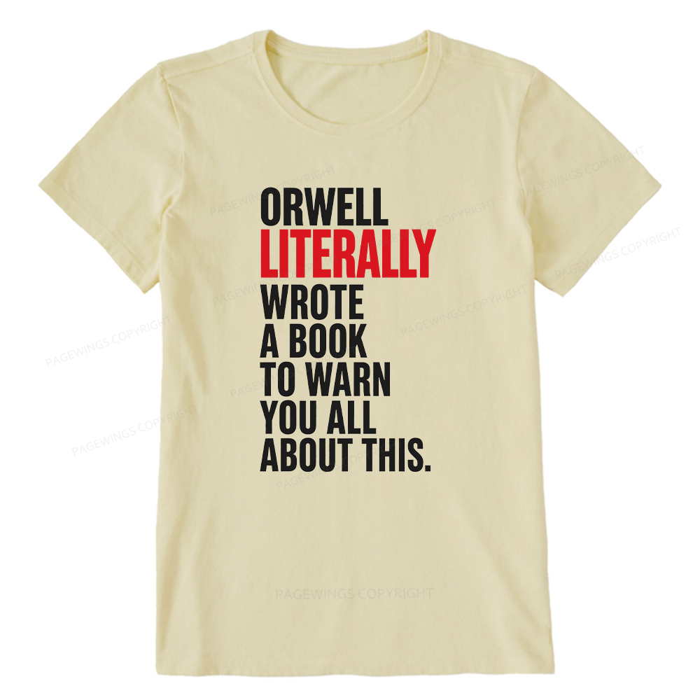Pagewing I Literally Wrote A Book16115 Bookish Unisex Classic T-shirt