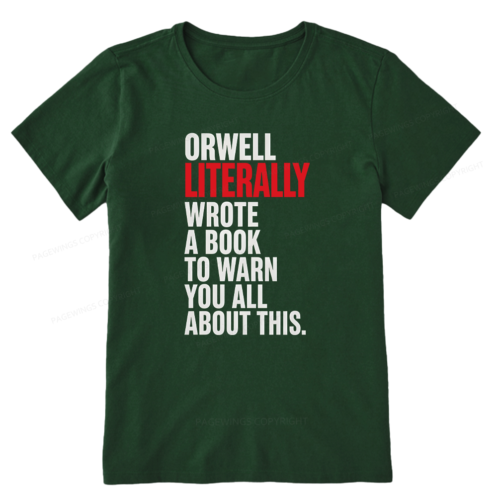 Pagewing I Literally Wrote A Book16115 Bookish Unisex Classic T-shirt