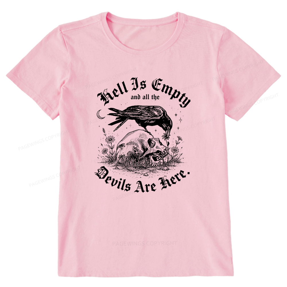 Pagewings Hell Is Empty16261 Bookish Unisex Classic T-shirt