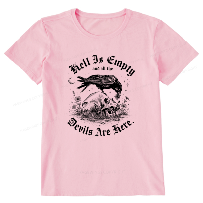 Pagewings Hell Is Empty16261 Bookish Unisex Classic T-shirt