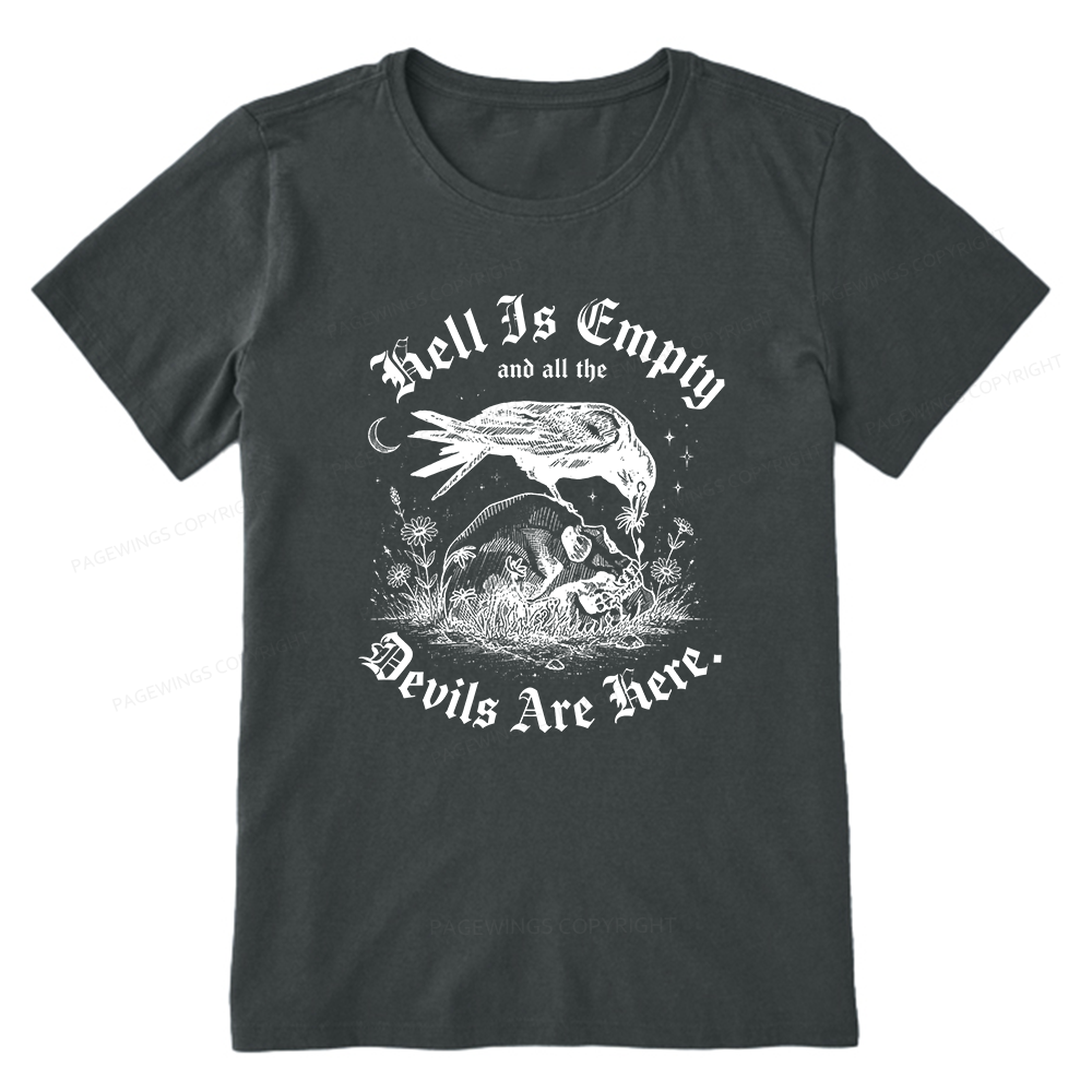 Pagewings Hell Is Empty16261 Bookish Unisex Classic T-shirt