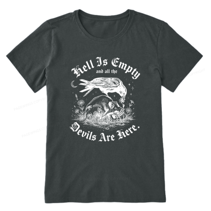 Pagewings Hell Is Empty16261 Bookish Unisex Classic T-shirt