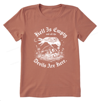 Pagewings Hell Is Empty16261 Bookish Unisex Classic T-shirt