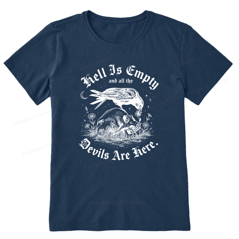 Pagewings Hell Is Empty16261 Bookish Unisex Classic T-shirt