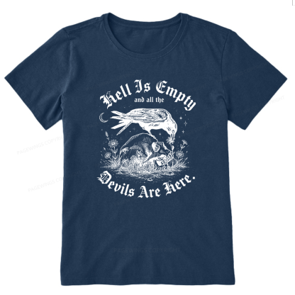 Pagewings Hell Is Empty16261 Bookish Unisex Classic T-shirt