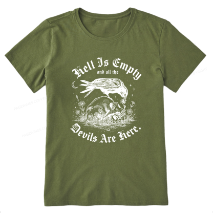 Pagewings Hell Is Empty16261 Bookish Unisex Classic T-shirt