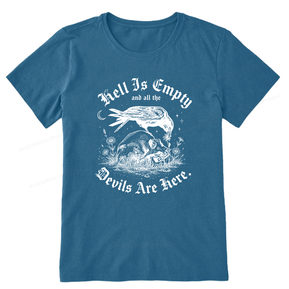 Pagewings Hell Is Empty16261 Bookish Unisex Classic T-shirt