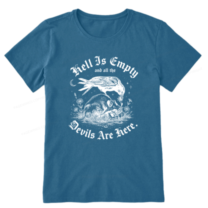 Pagewings Hell Is Empty16261 Bookish Unisex Classic T-shirt