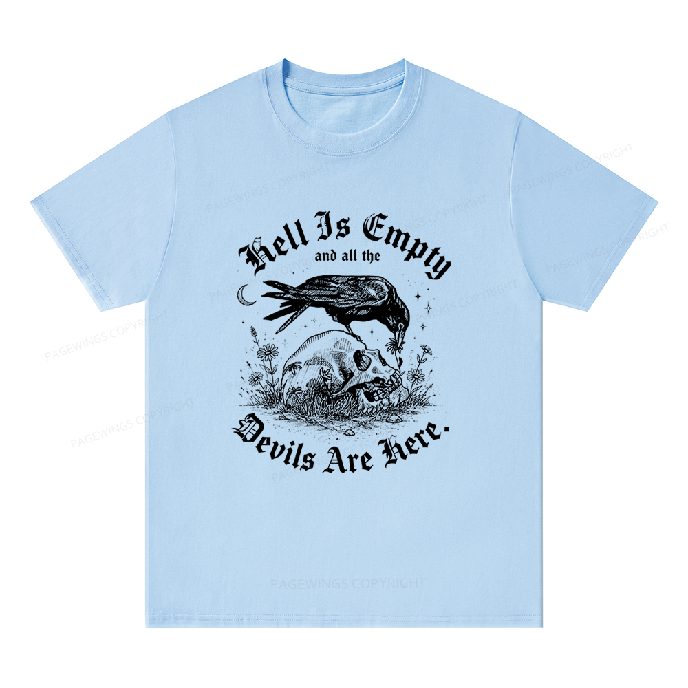 Pagewings Hell Is Empty16261 Bookish Unisex Classic T-shirt