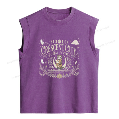 Pagewings Fantasy Reader Women's Washed Tank Top