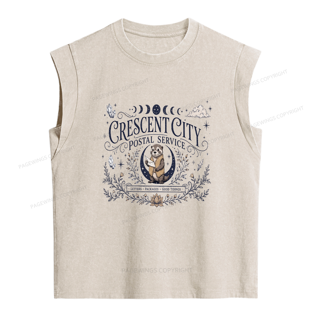 Pagewings Fantasy Reader Women's Washed Tank Top