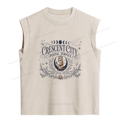 Pagewings Fantasy Reader Women's Washed Tank Top