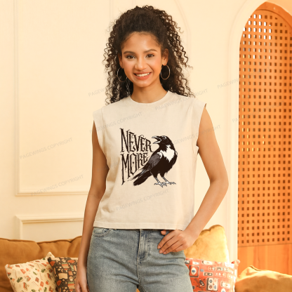 Pagewings Nevermore Women's Washed Tank Top