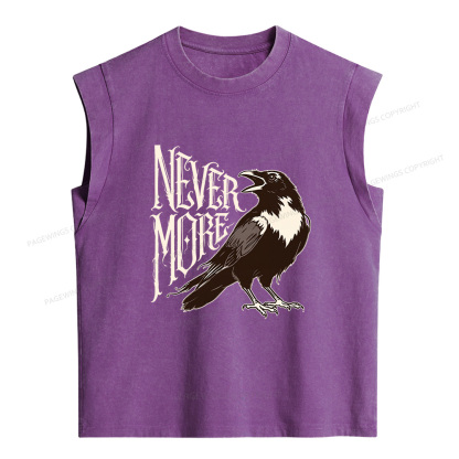 Pagewings Nevermore Women's Washed Tank Top