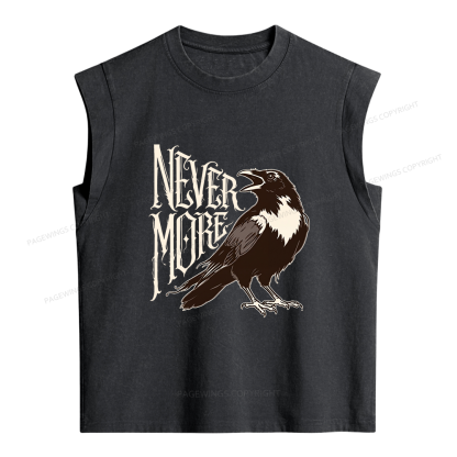 Pagewings Nevermore Women's Washed Tank Top