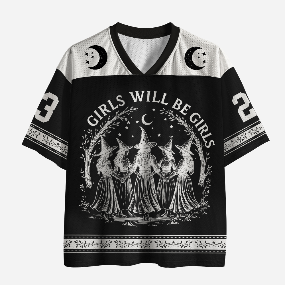 Pagewings Girls Will Be Girls Unisex Mesh Jersey