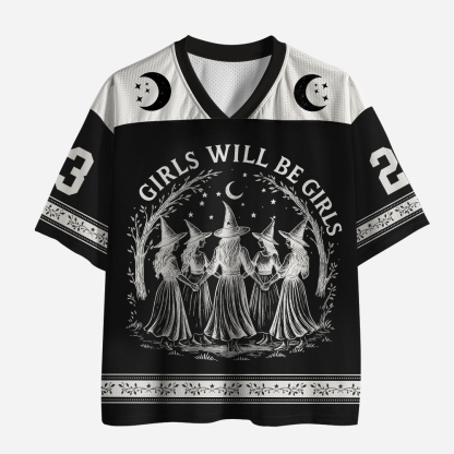 Pagewings Girls Will Be Girls Unisex Mesh Jersey