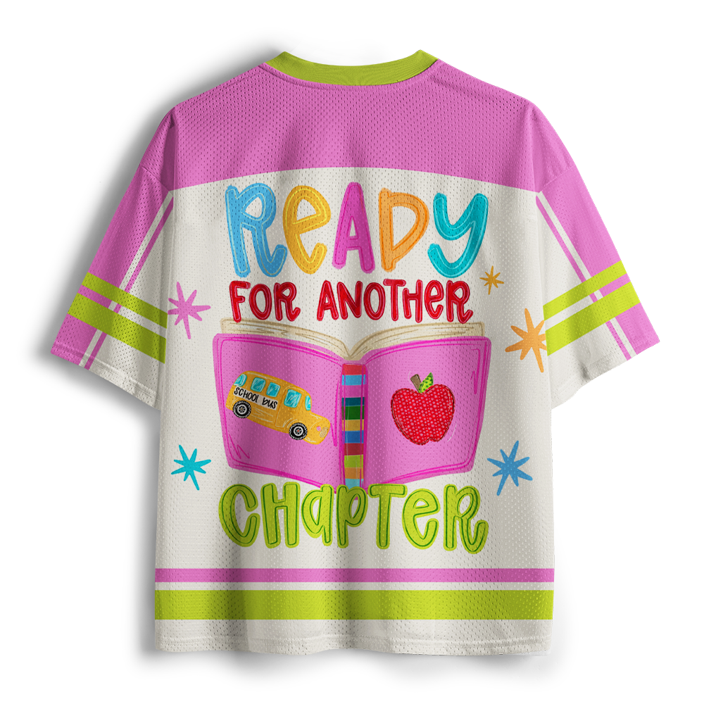 Pagewings Ready For Another Chapter Unisex Mesh Jersey