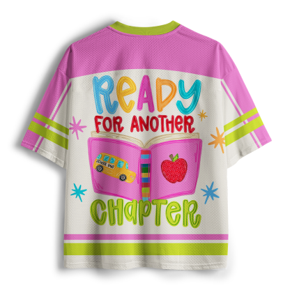 Pagewings Ready For Another Chapter Unisex Mesh Jersey