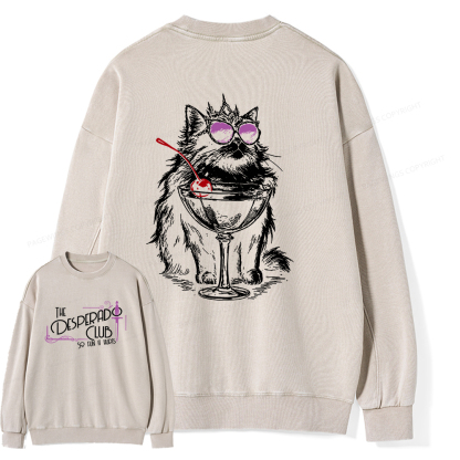 Pagewings Desperado Club15506 Read Unisex Washed Sweatshirt