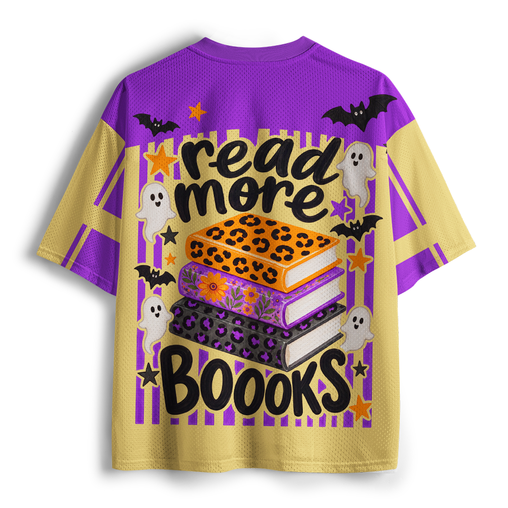 Pagewings Read More Books Unisex Mesh Jersey