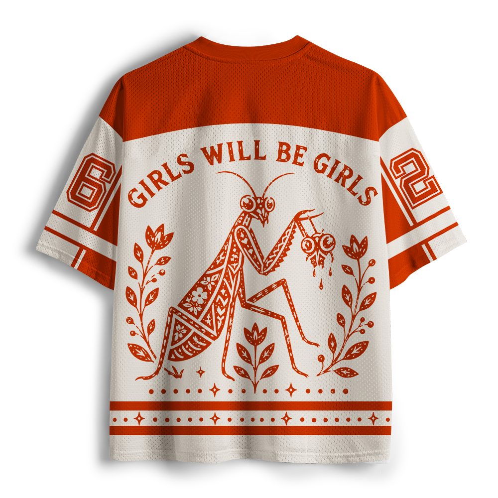 Pagewings Girls Will Be Girls Unisex Mesh Jersey