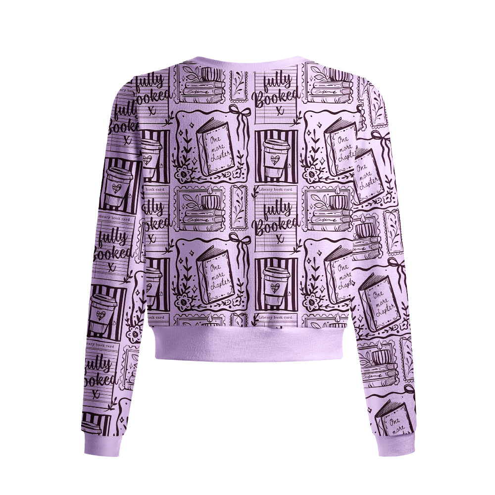 Pagewings fully Booked Crew Neck Cardigan Sweaters