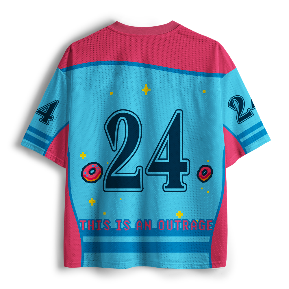 Pagewings Sci Fi Book Lover Unisex Mesh Jersey