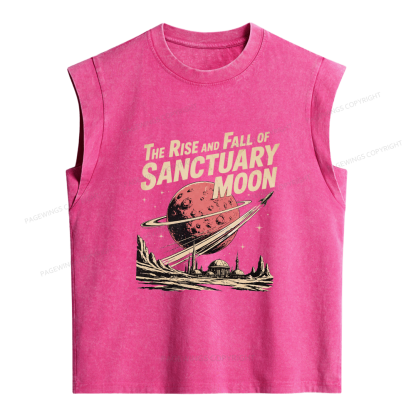 Pagewings Sci Fi Book Lover Women's Washed Tank Top