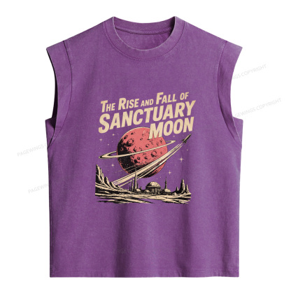 Pagewings Sci Fi Book Lover Women's Washed Tank Top