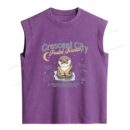 Pagewings Fantasy Bookish Women's Washed Tank Top