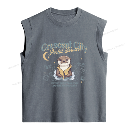 Pagewings Fantasy Bookish Women's Washed Tank Top