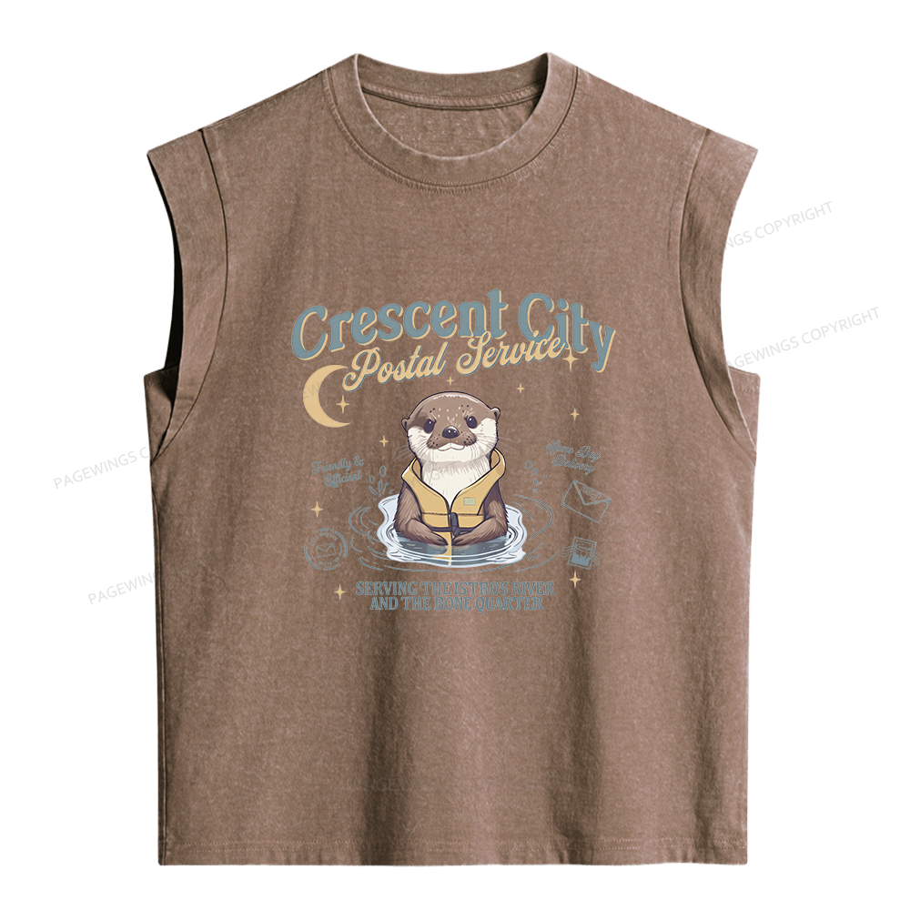 Pagewings Fantasy Bookish Women's Washed Tank Top