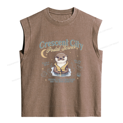 Pagewings Fantasy Bookish Women's Washed Tank Top