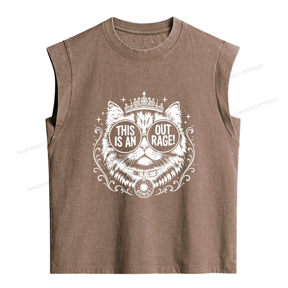 Pagewings Sci-Fi Bookish Women's Washed Tank Top