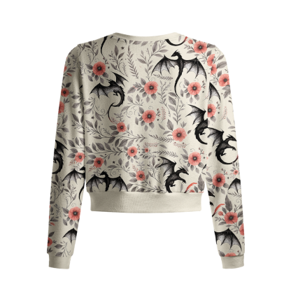 Pagewings Fantasy Book Lover Crew Neck Cardigan Sweaters