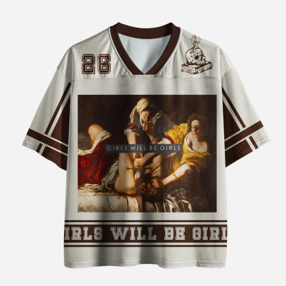 Pagewings Girls Will Be Girls Unisex Mesh Jersey