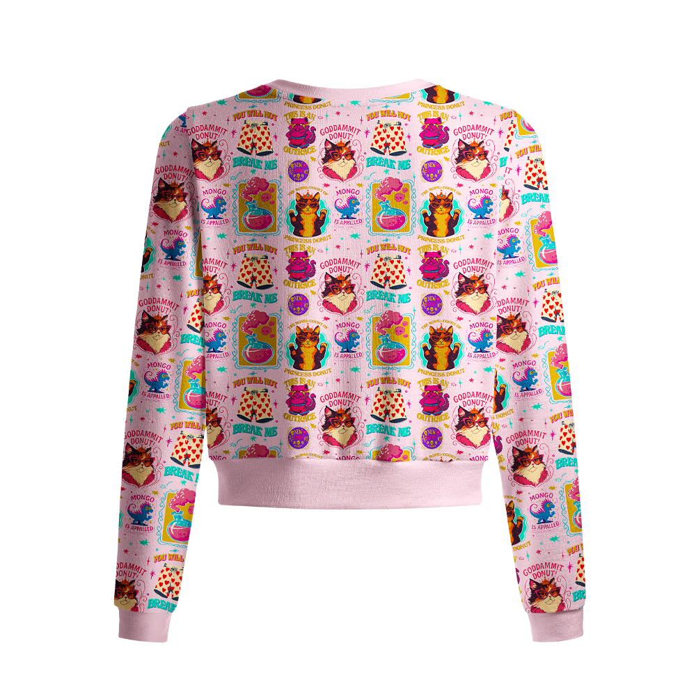 Pagewings Sci Fi Book Lover Crew Neck Cardigan Sweaters
