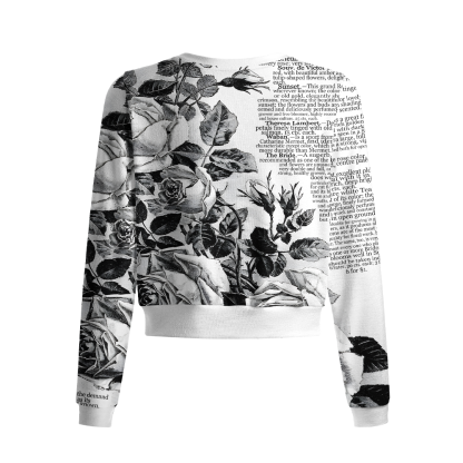 Pagewings Book Lover Crew Neck Cardigan Sweaters