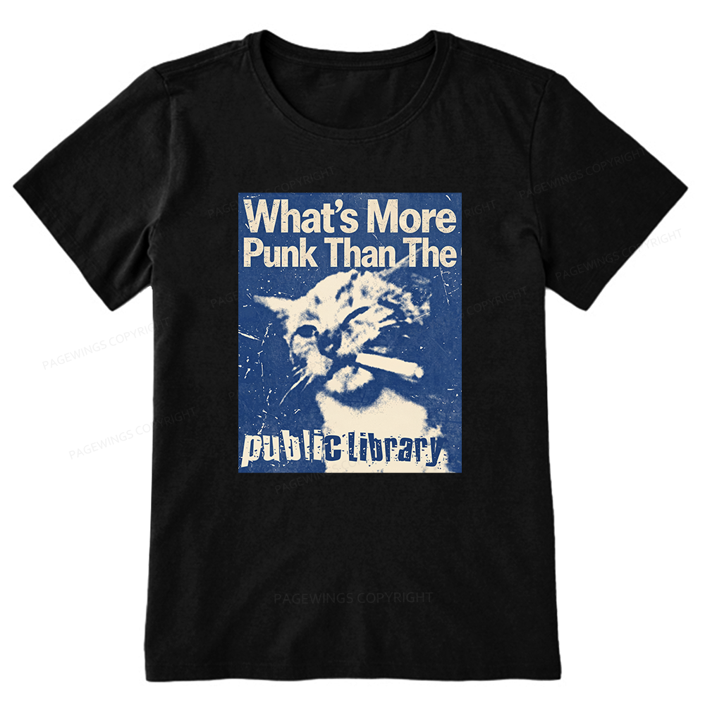 Pagewings What's More Punk Than The Public Library Unisex Classic T-shirt