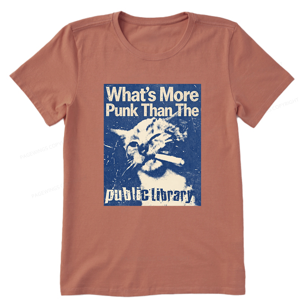 Pagewings What's More Punk Than The Public Library Unisex Classic T-shirt