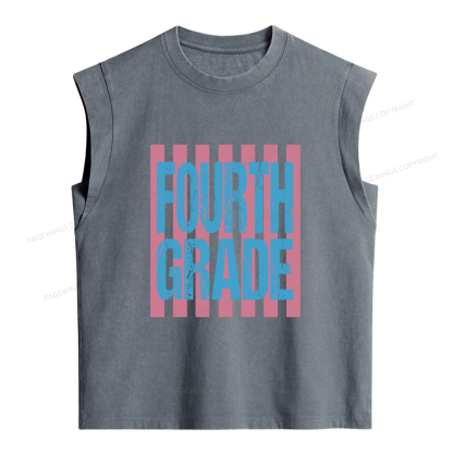 Pagewings Personalized First Day Of School Women's Washed Tank Top