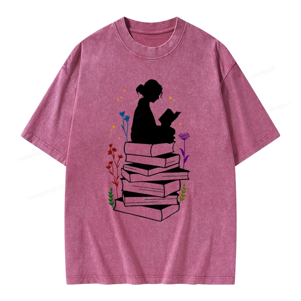 Pagewings Emotionally Attached To Fictional Characters Unisex Washed T