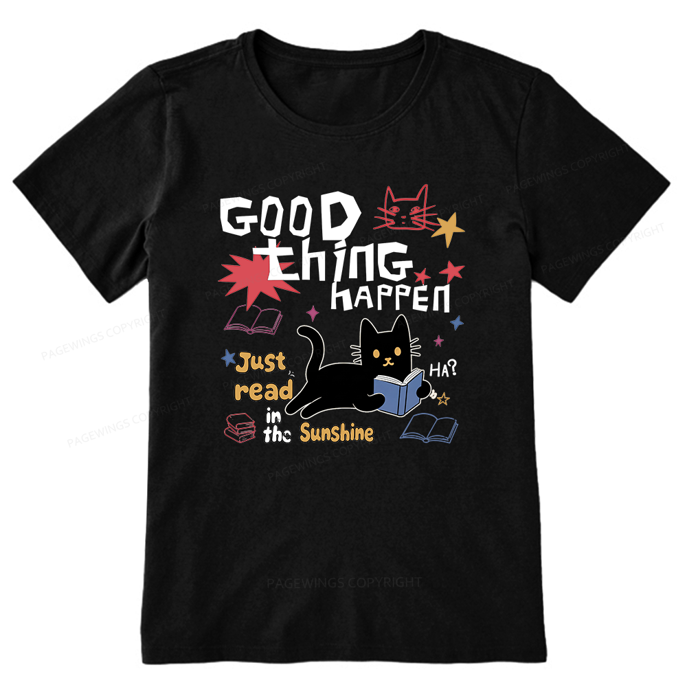 Pagewing Good Thing Happen Weird16286 Bookish Unisex Classic T-shirt