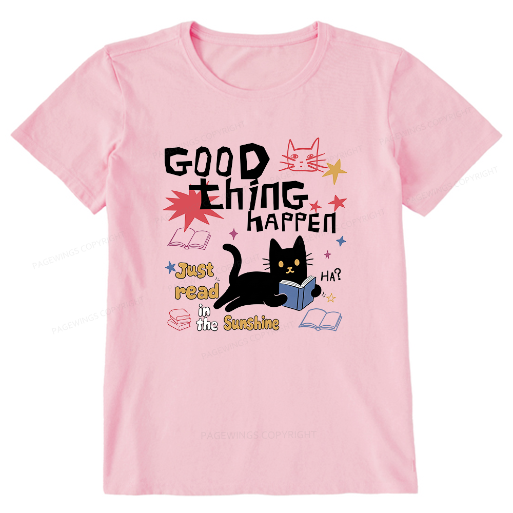 Pagewing Good Thing Happen Weird16286 Bookish Unisex Classic T-shirt