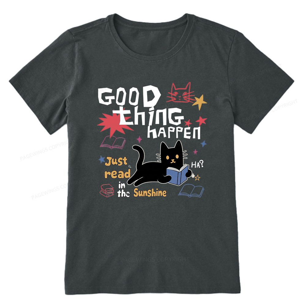 Pagewing Good Thing Happen Weird16286 Bookish Unisex Classic T-shirt