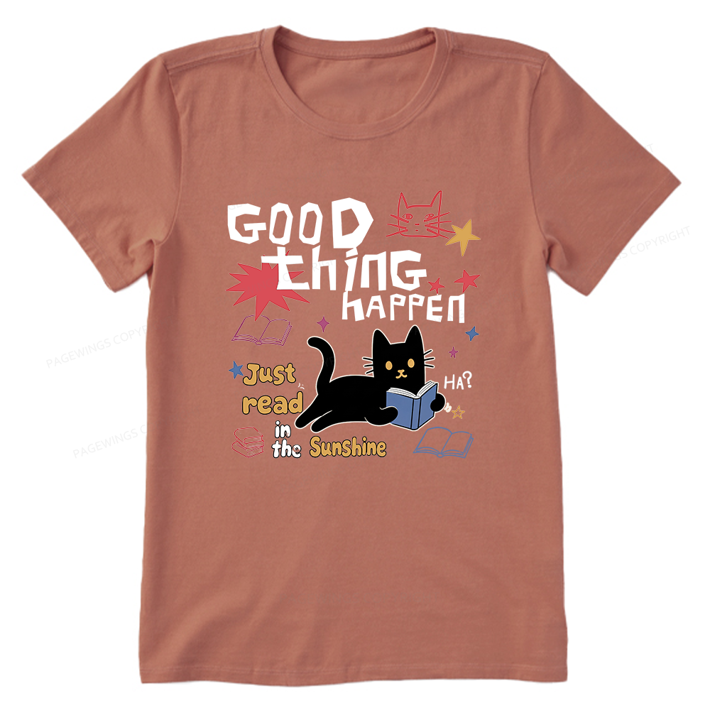 Pagewing Good Thing Happen Weird16286 Bookish Unisex Classic T-shirt